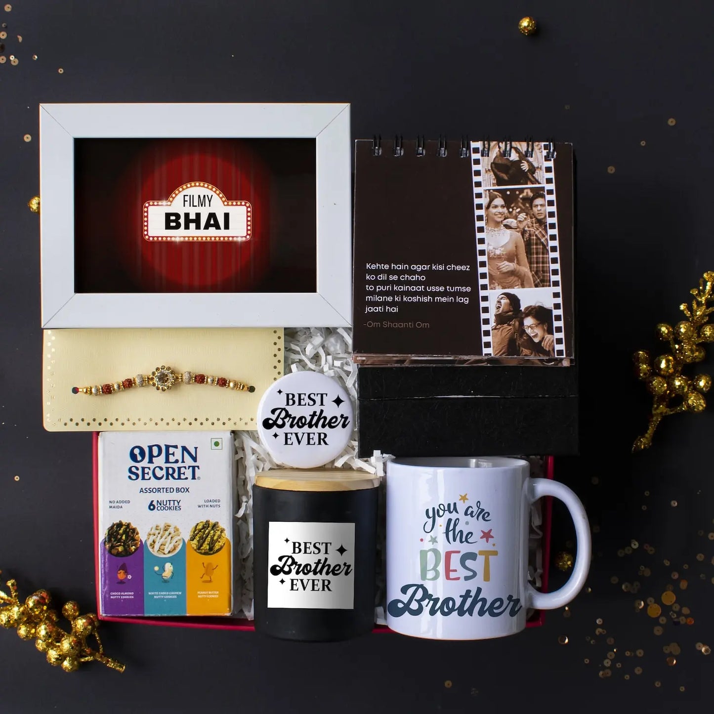 Bollywood Lover Rakhi Gift Box For Brother