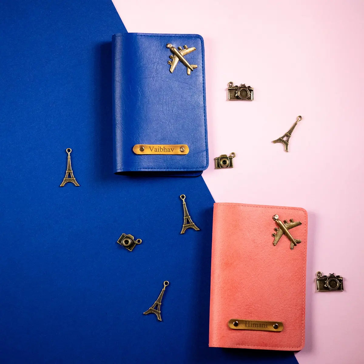 Personalized Couple Passport Covers