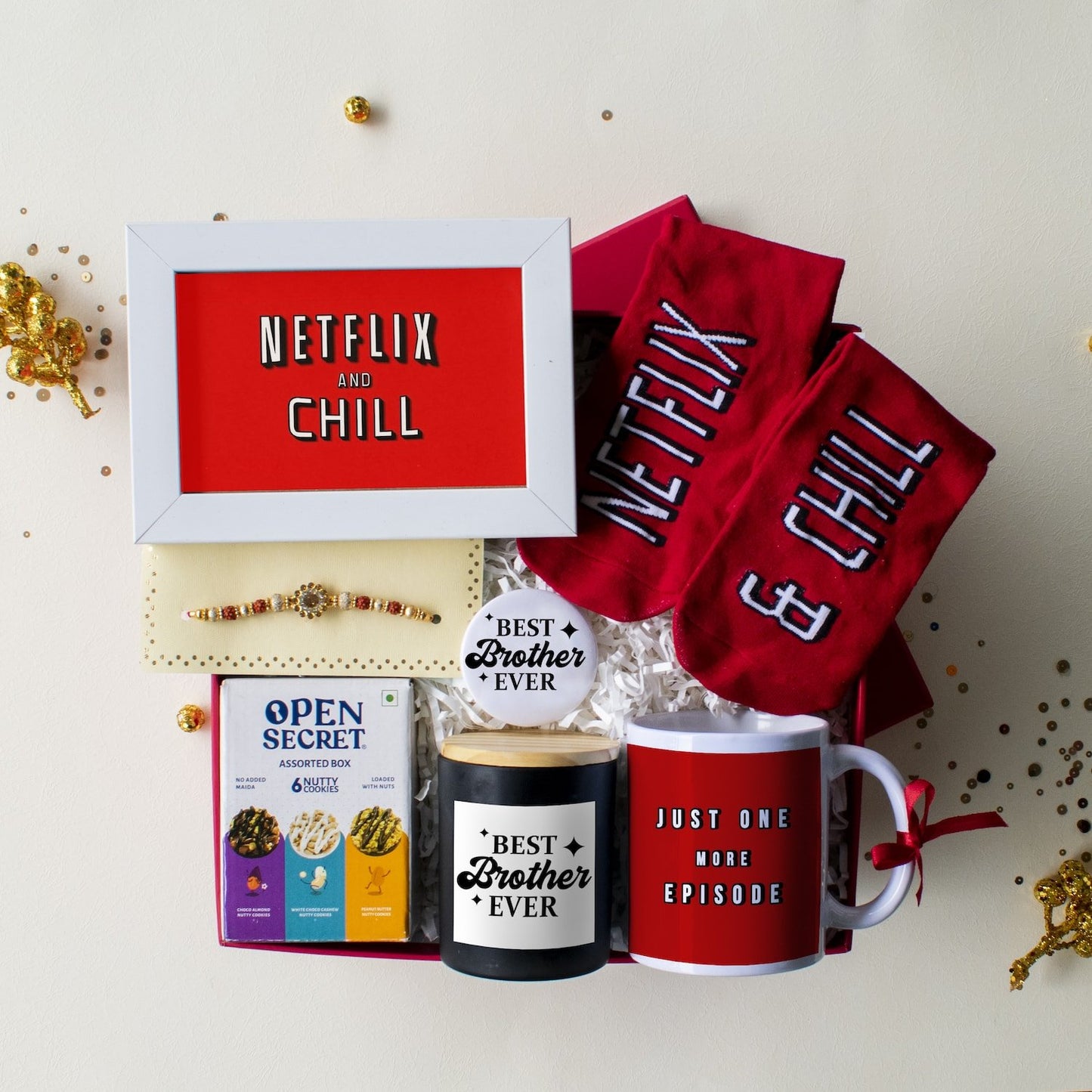 Movie Night Rakhi Gift Box For Brother