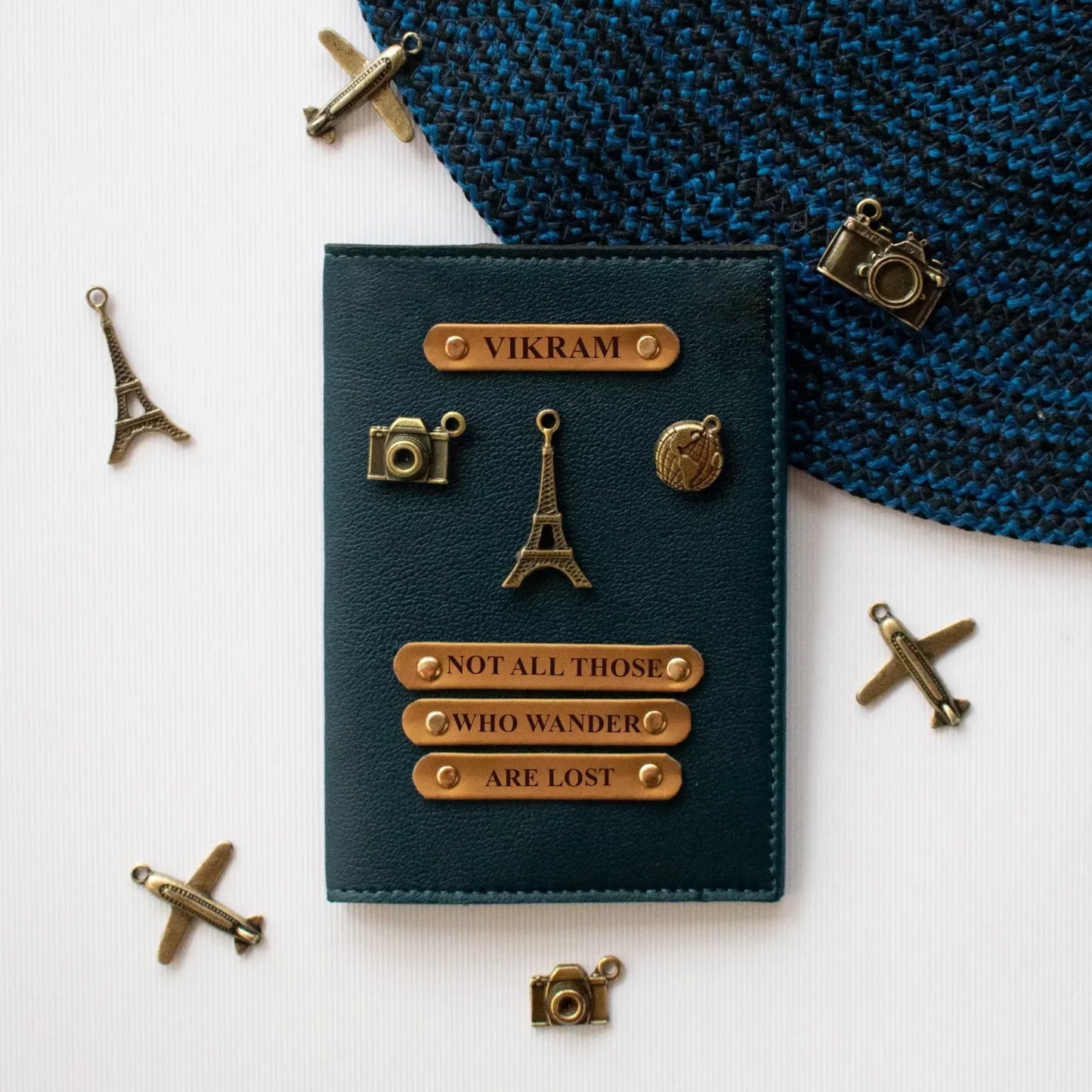 Personalized Passport Cover- Not All Those Who Wander Are Lost