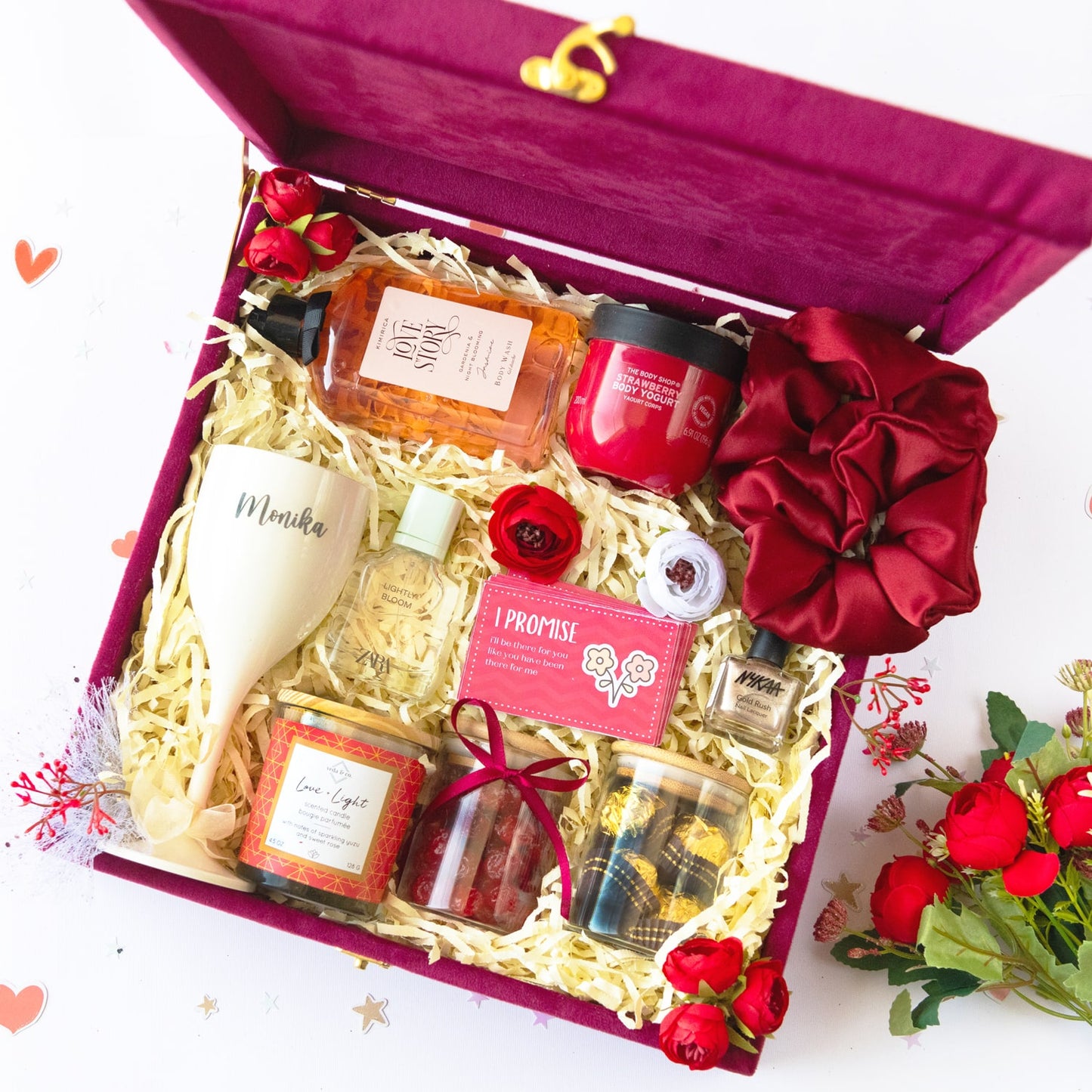 Premium Wine'O Clock Valentine Combo For Her