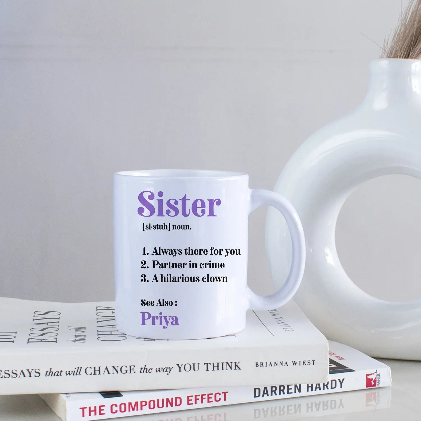Qualities of Sister Personalized Mug