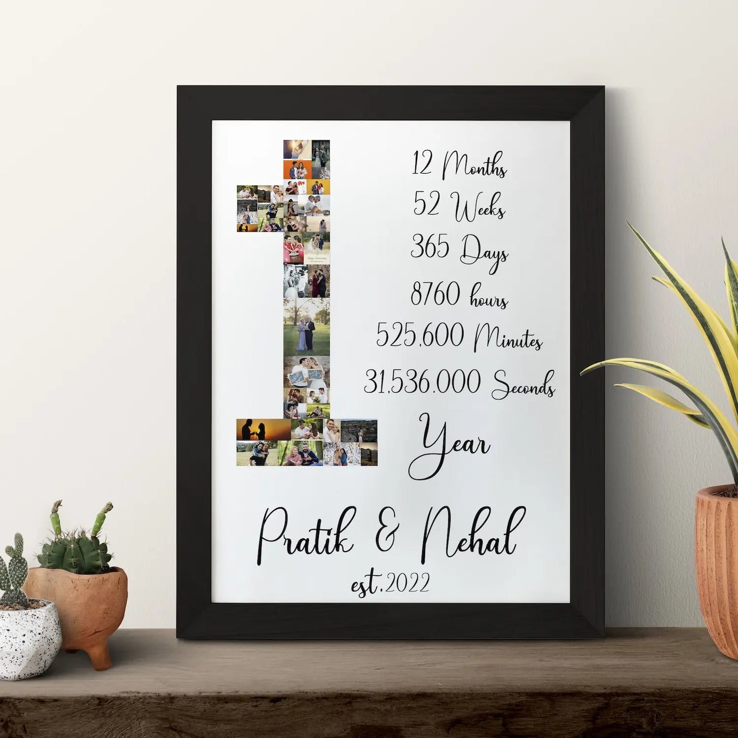 Anniversary (1-9) Frame