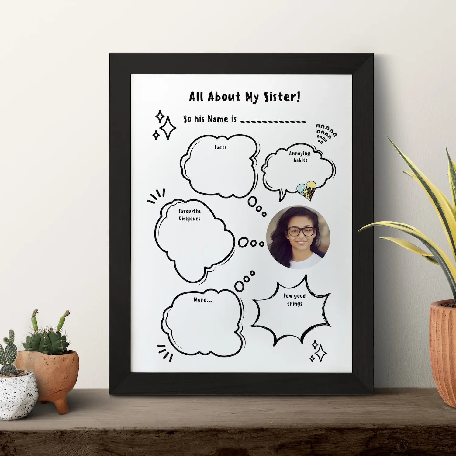 All About My Sister Frame- Version 2