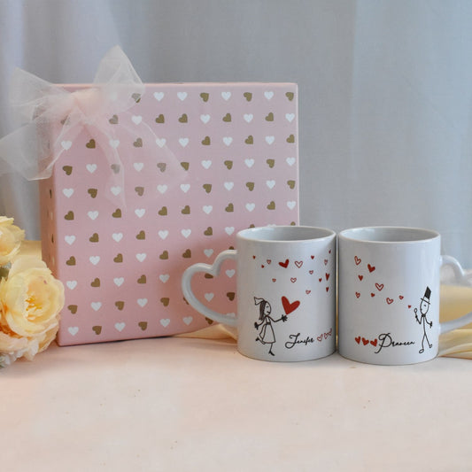 Blown Away By Love Couple Mugs