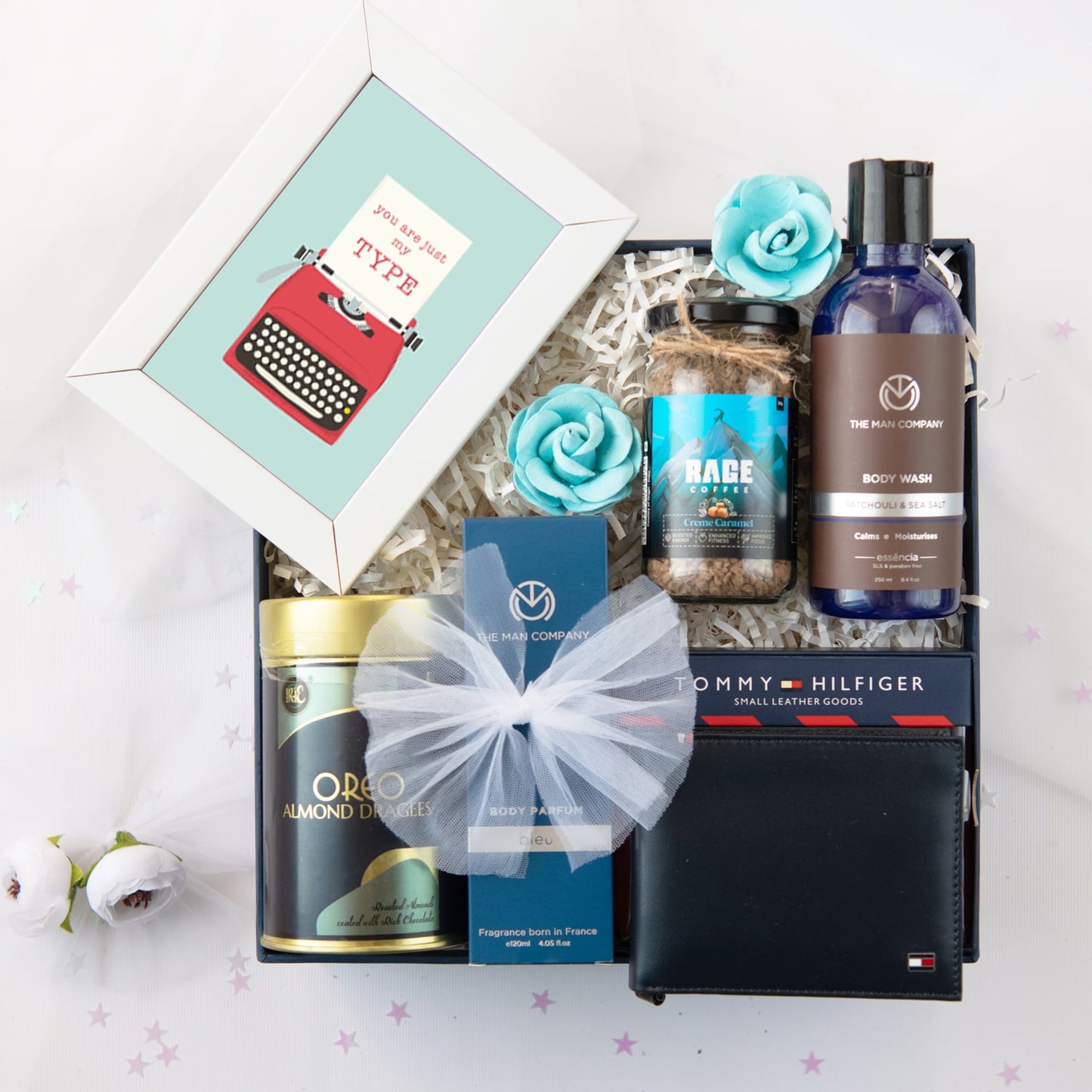Blue Valentine Gift Box For Him