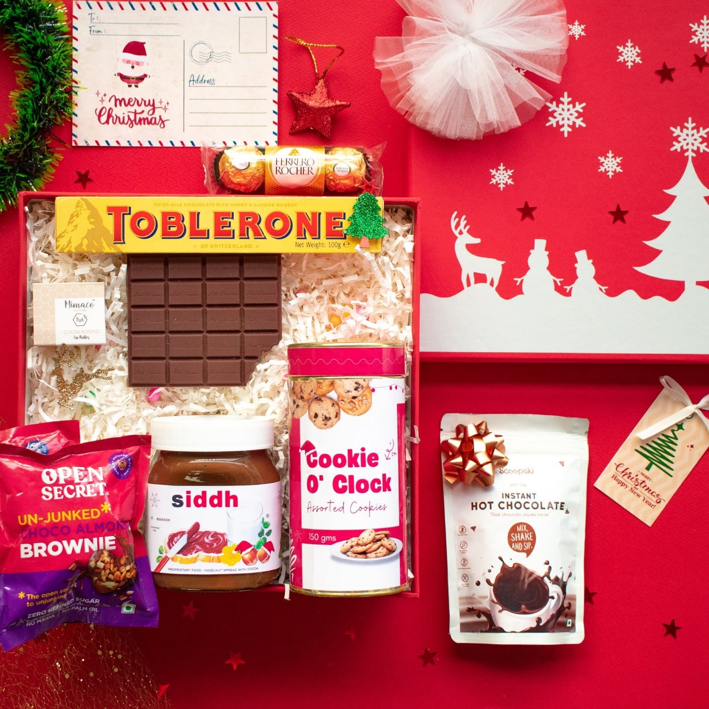 Choco Lover Gift Hamper For Christmas