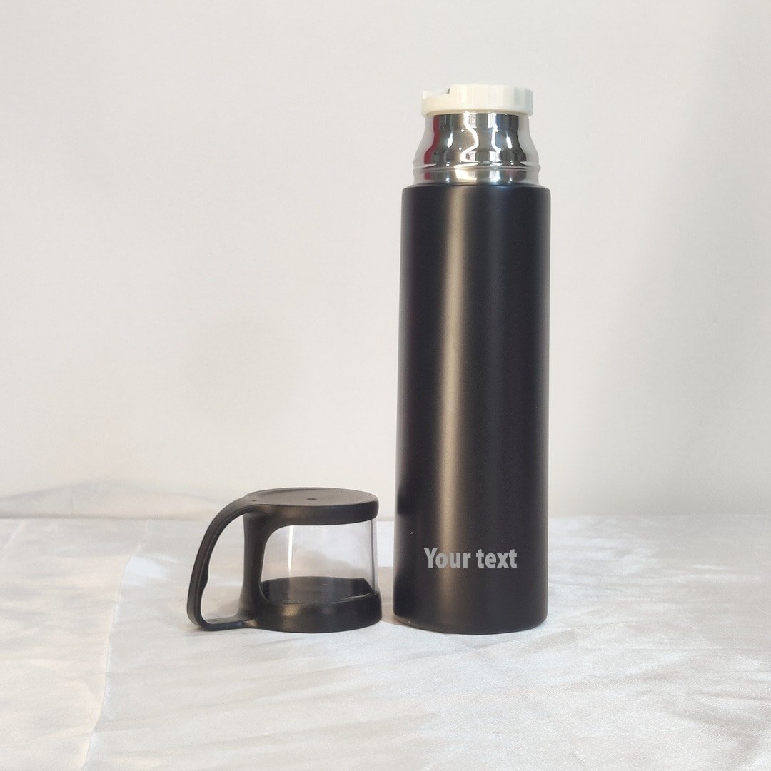 Personalized Elite Double Walled Bottle with Cup