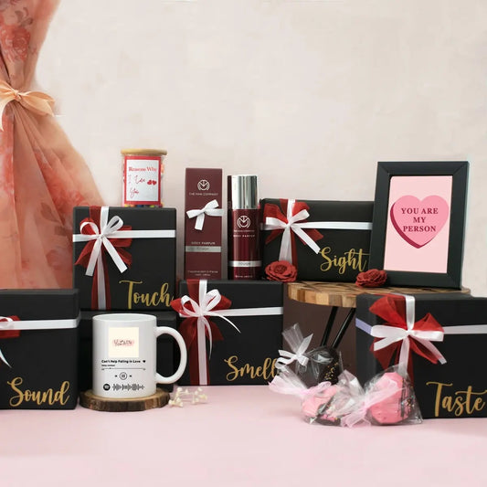 Five Senses Anniversary Gift For Husband/Boyfriend- Make Your Own