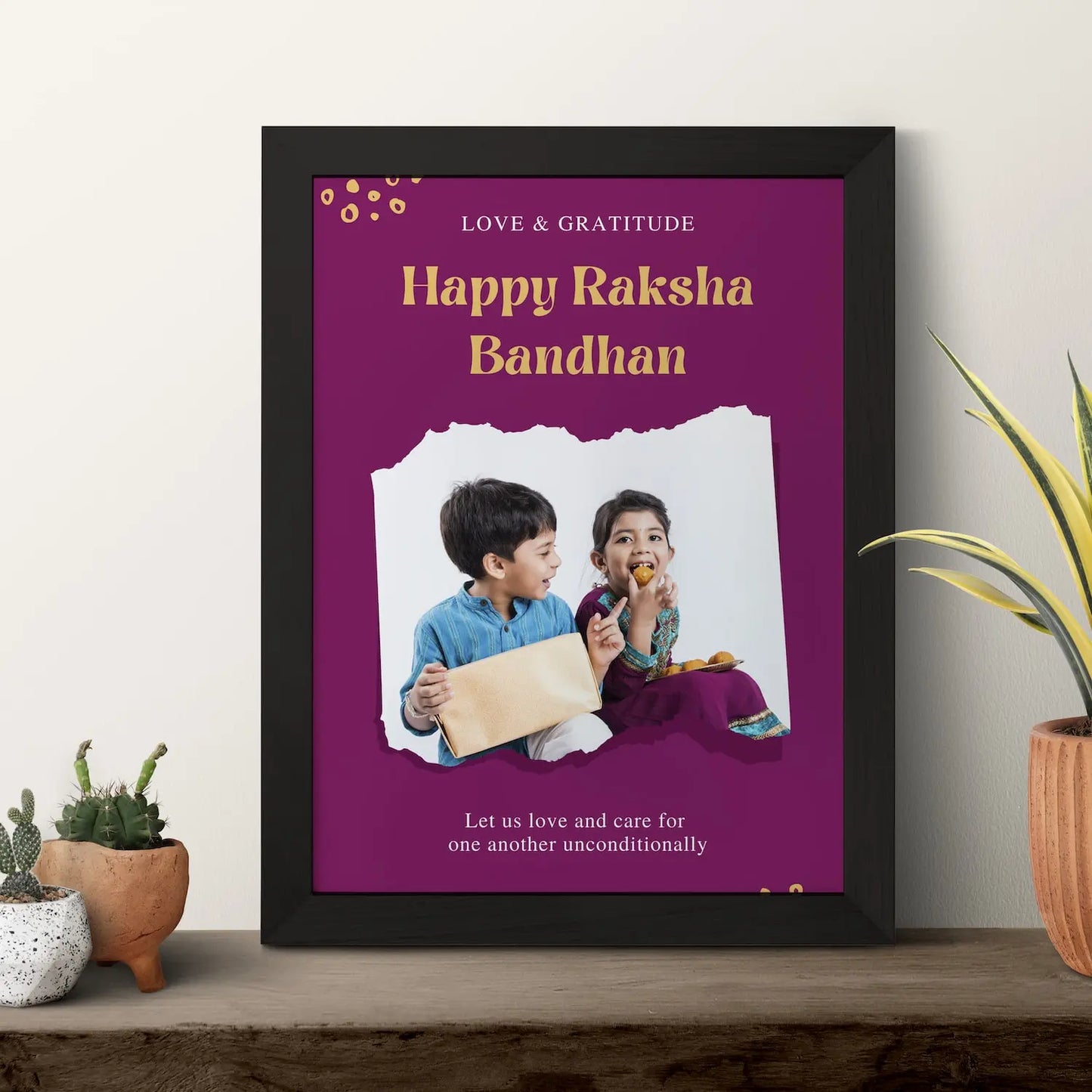 Care For Each Other Frame For Sister