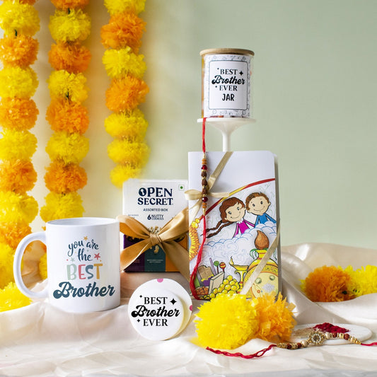 Best Brother Rakhi Gift Combo