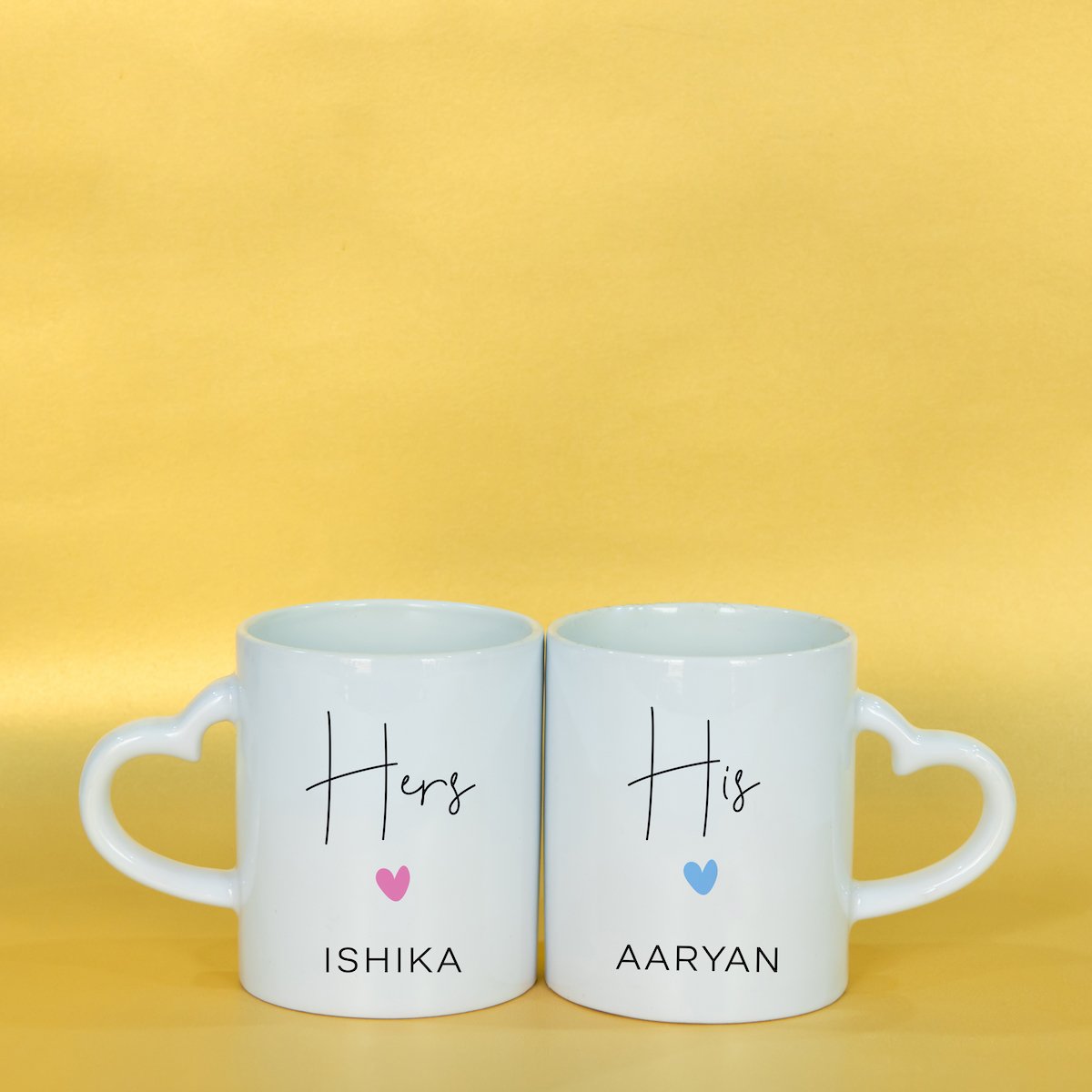 Personalized Hers & His Couple Mugs