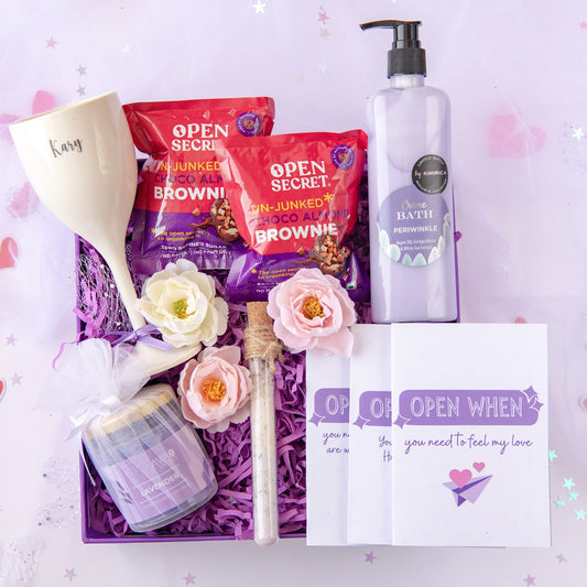 Lavender Valentine Gift Box