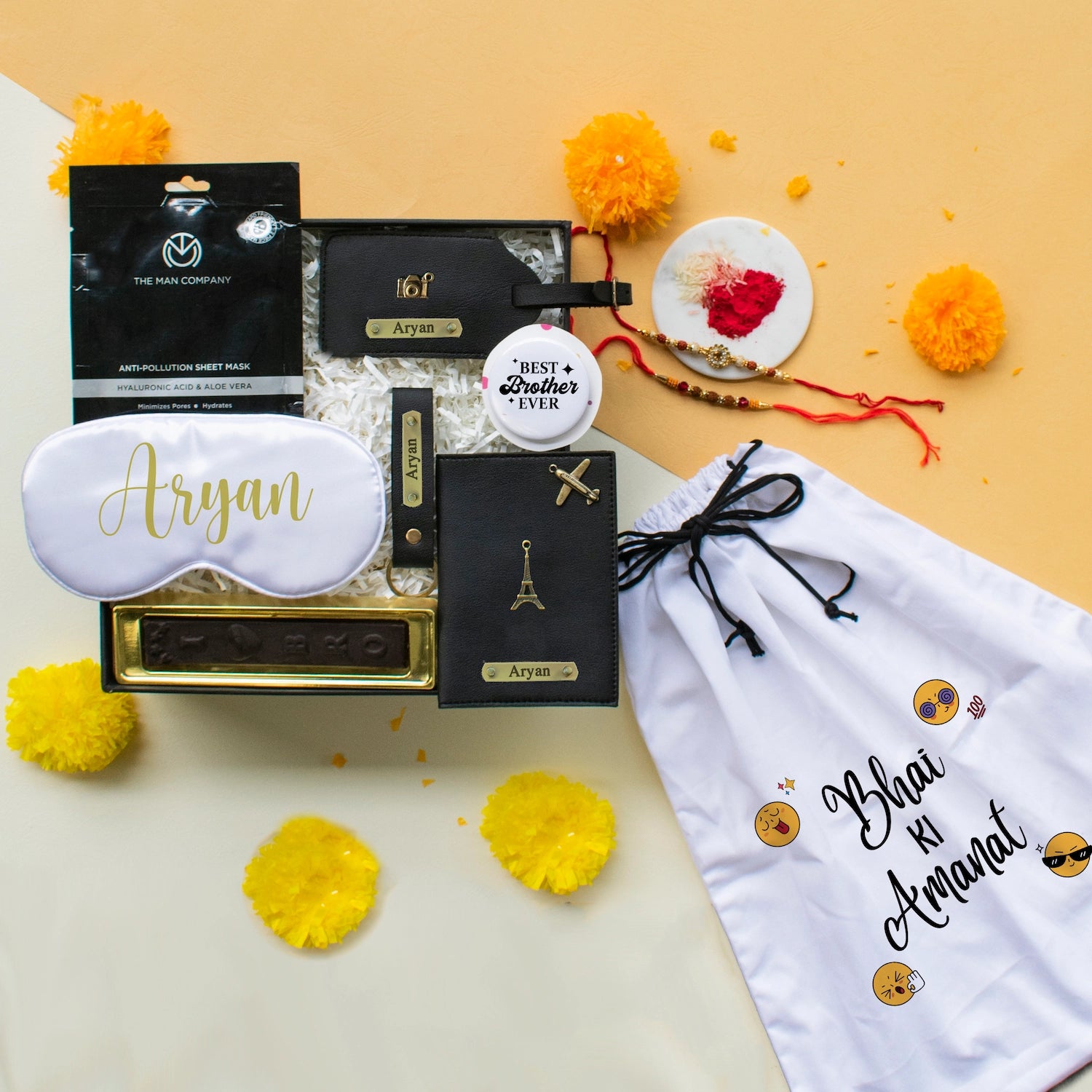 Luxury Travel Freak Rakhi Gift Box For Brother