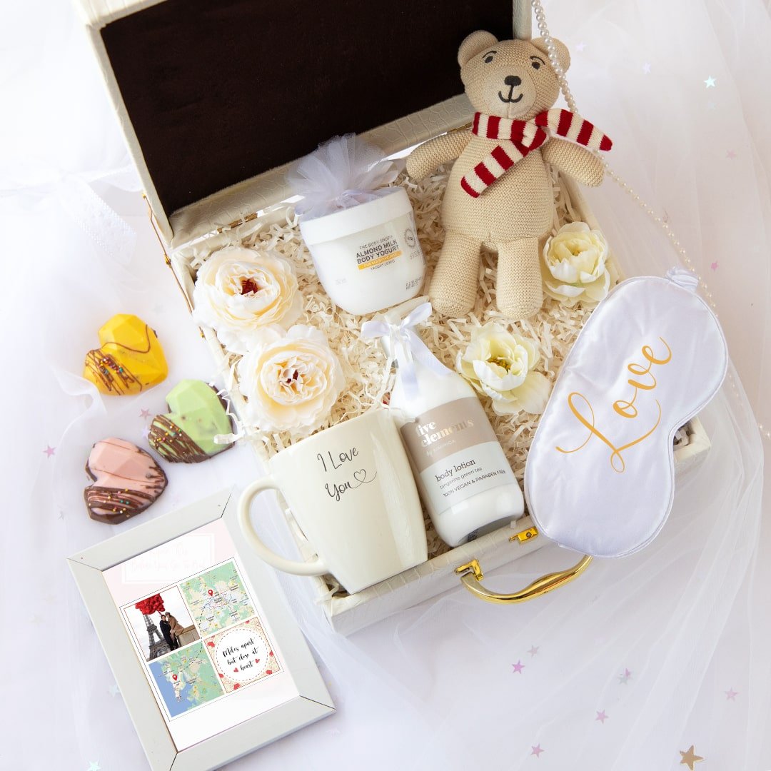 Miles Apart But Close At Heart Gift Box