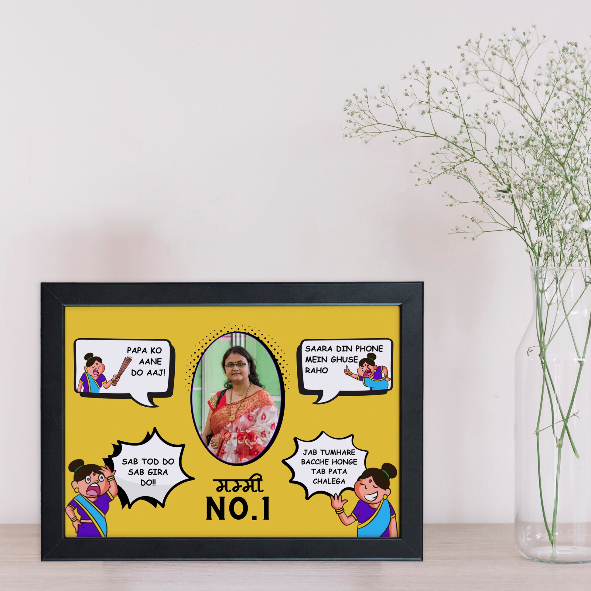 Customized Dialogue Frame For Mom