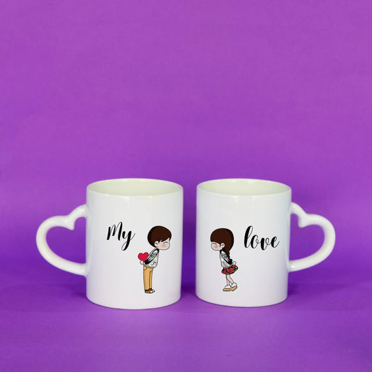 Personalized My Love Couple Mugs