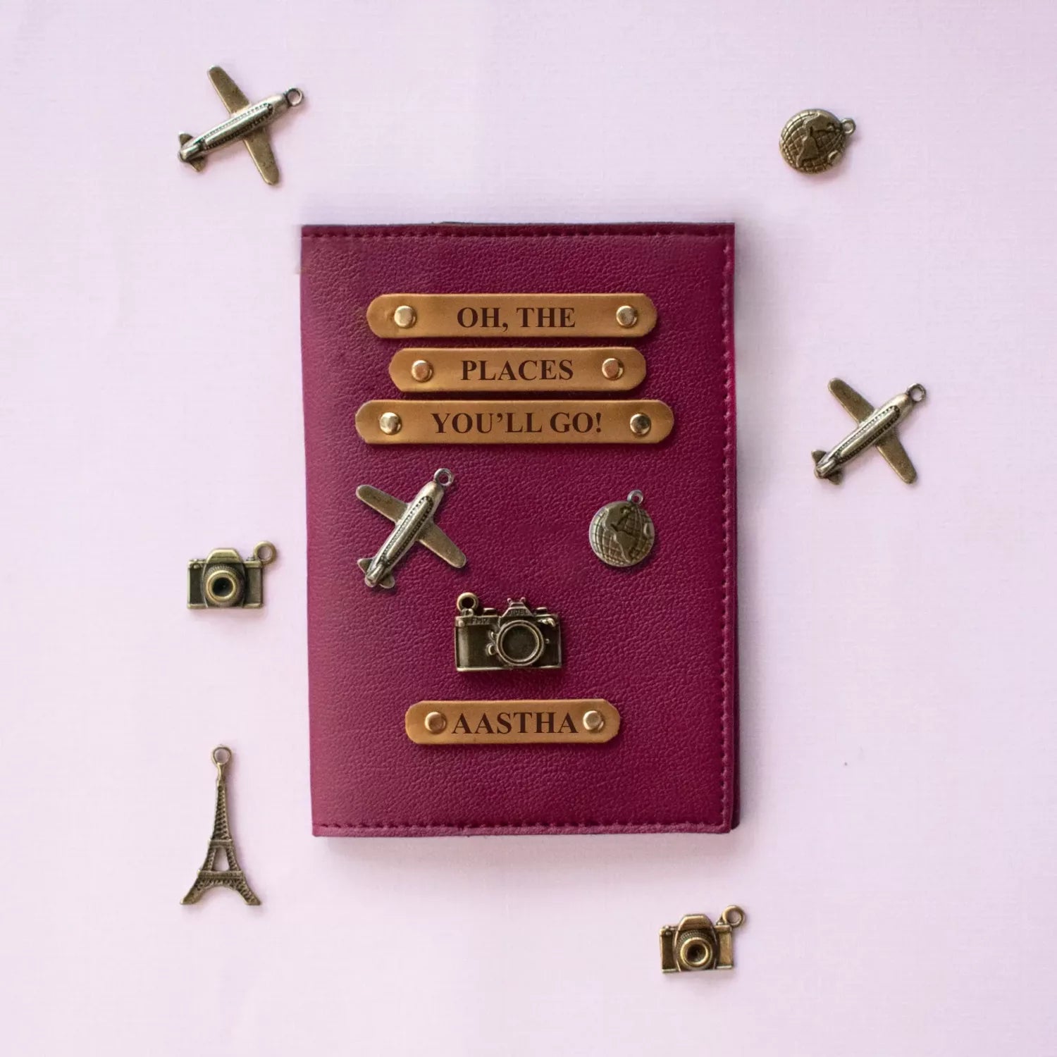 Personalized Passport Cover- Oh, The Places You'll Go!
