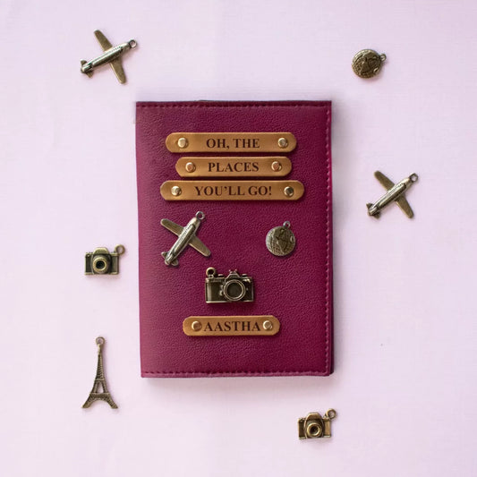 Personalized Passport Cover- Oh, The Places You'll Go!