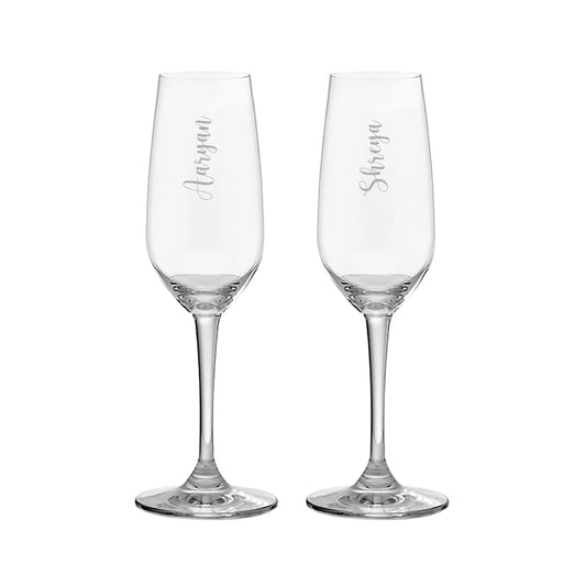 Personalized Champagne Glasses