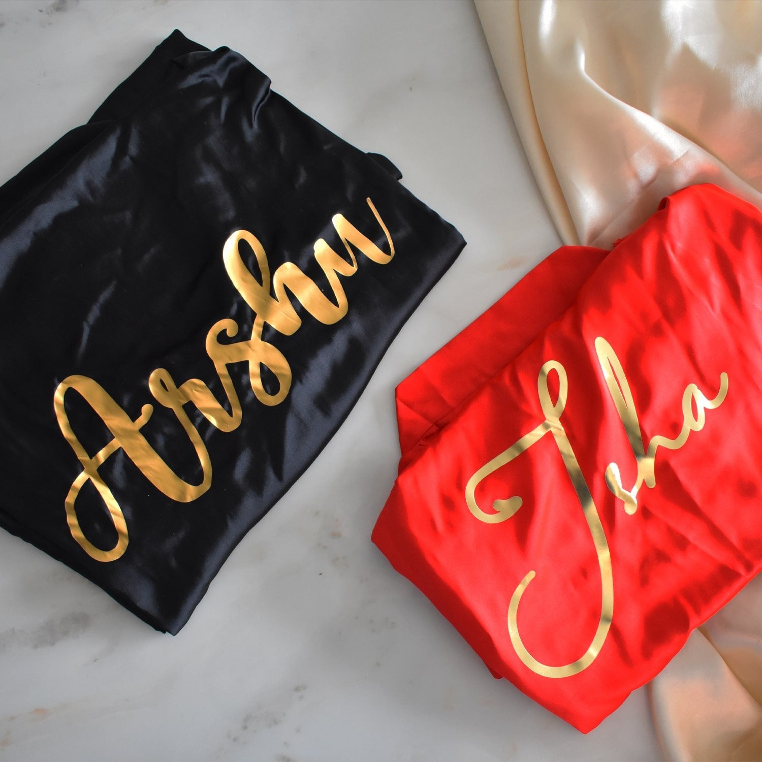 Personalized Satin Robe