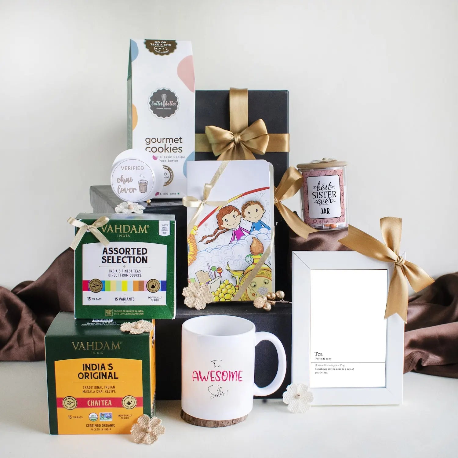 Premium Chai Lover Gift Box for Sister