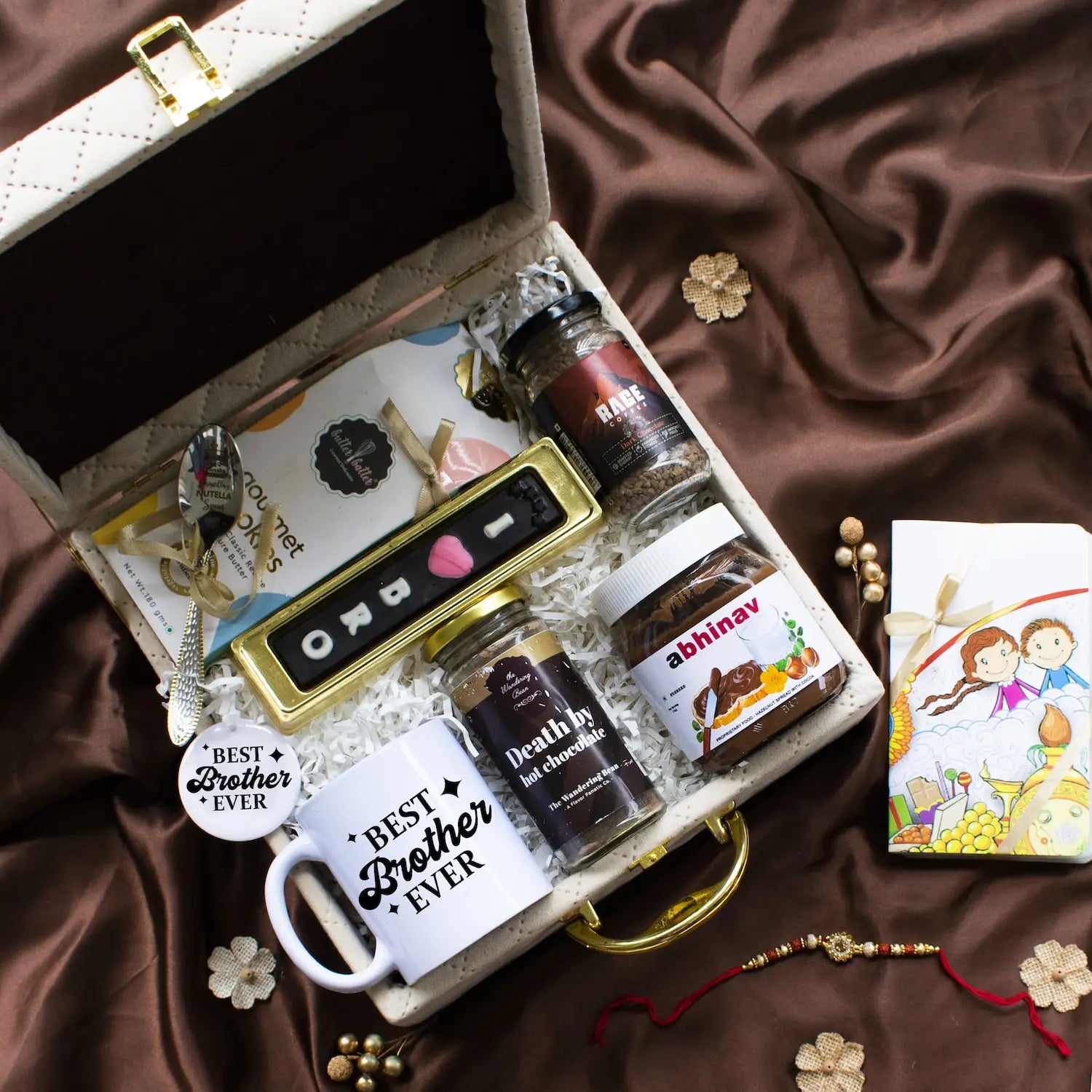 Luxury Choco Lover Rakhi Gift Box for Brother