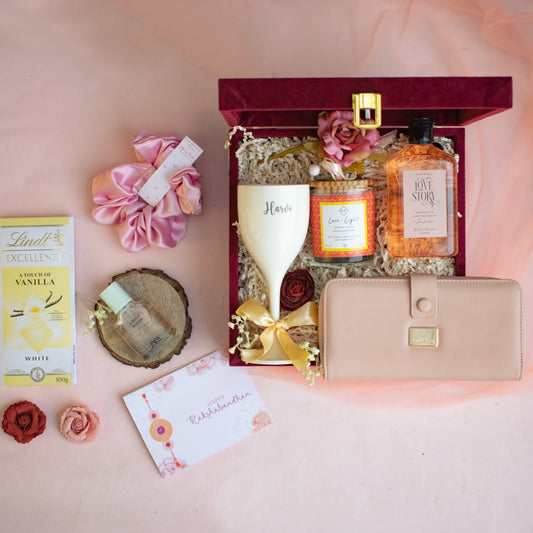 Premium Wine Lover Gift Hamper For Sister