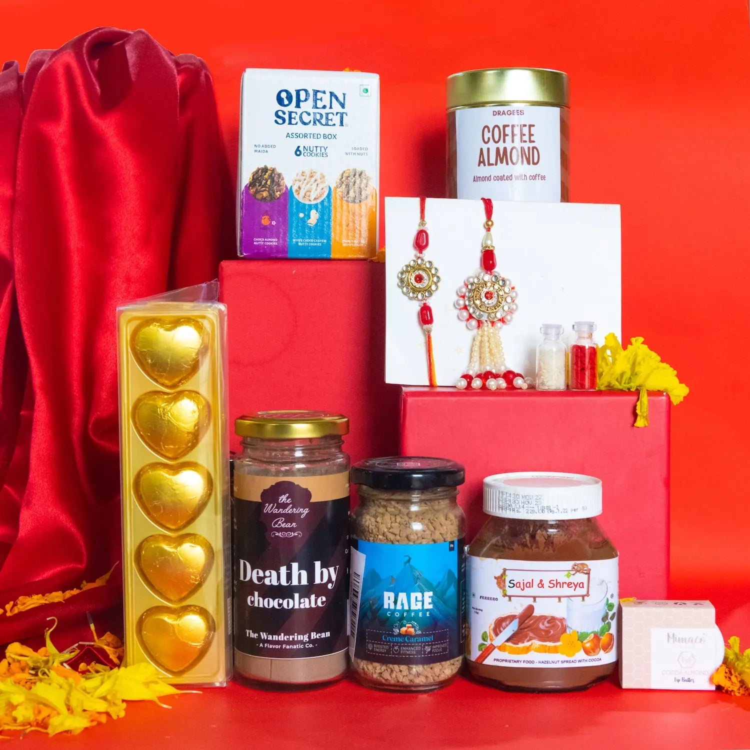 Rakhi Gift Box for Choco Lover Bhaiya Bhabhi