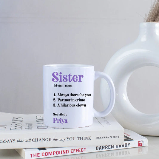 Qualities of Sister Personalized Mug