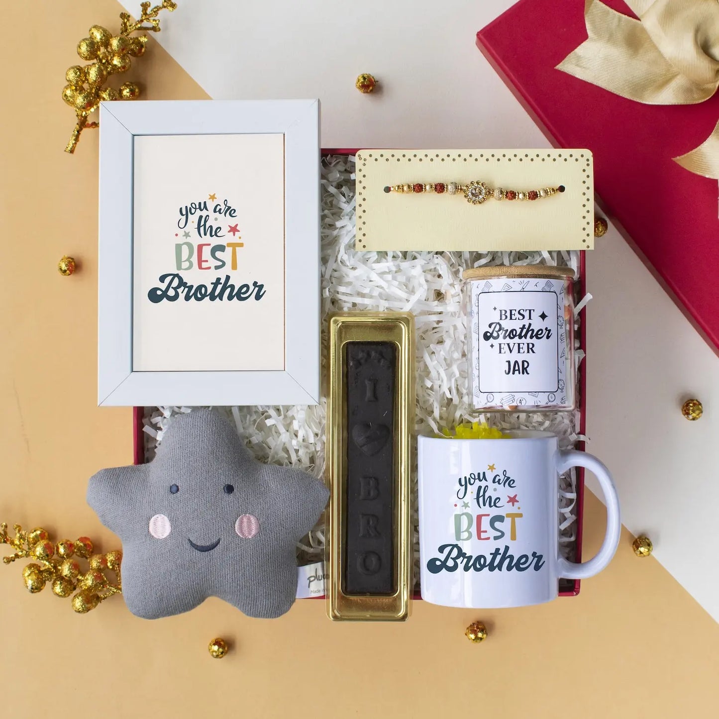 Star Brother Rakhi Gift Box