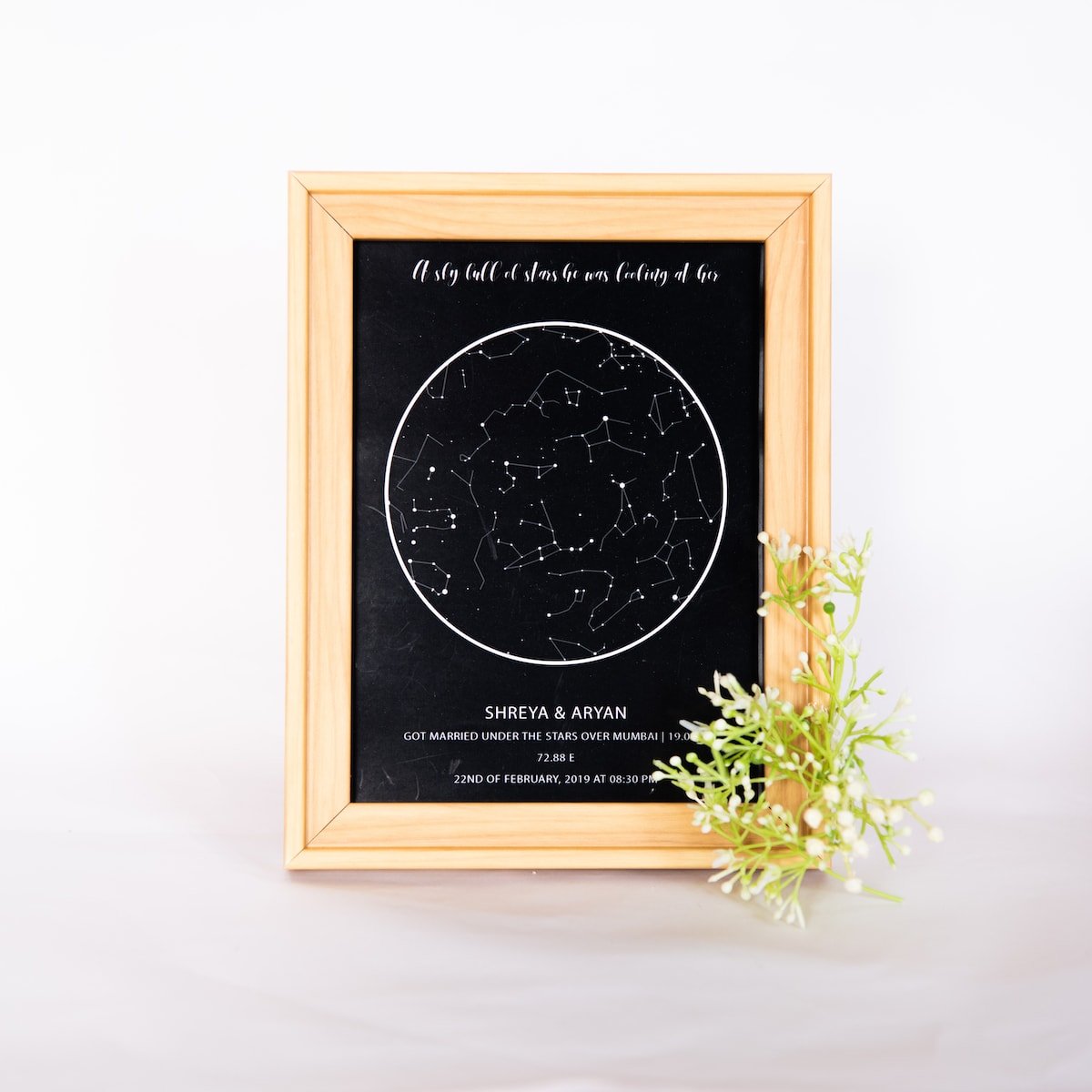 Personalized Stars Above Us Frame