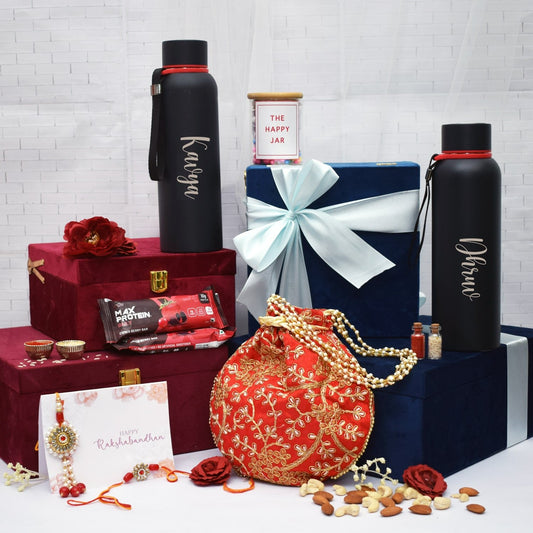 Thoughtful Rakhi Gift Box for Bhaiya Bhabhi
