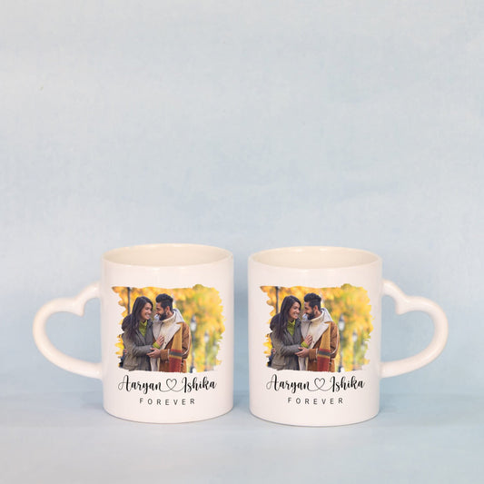 Personalized Together Forever Couple Mugs