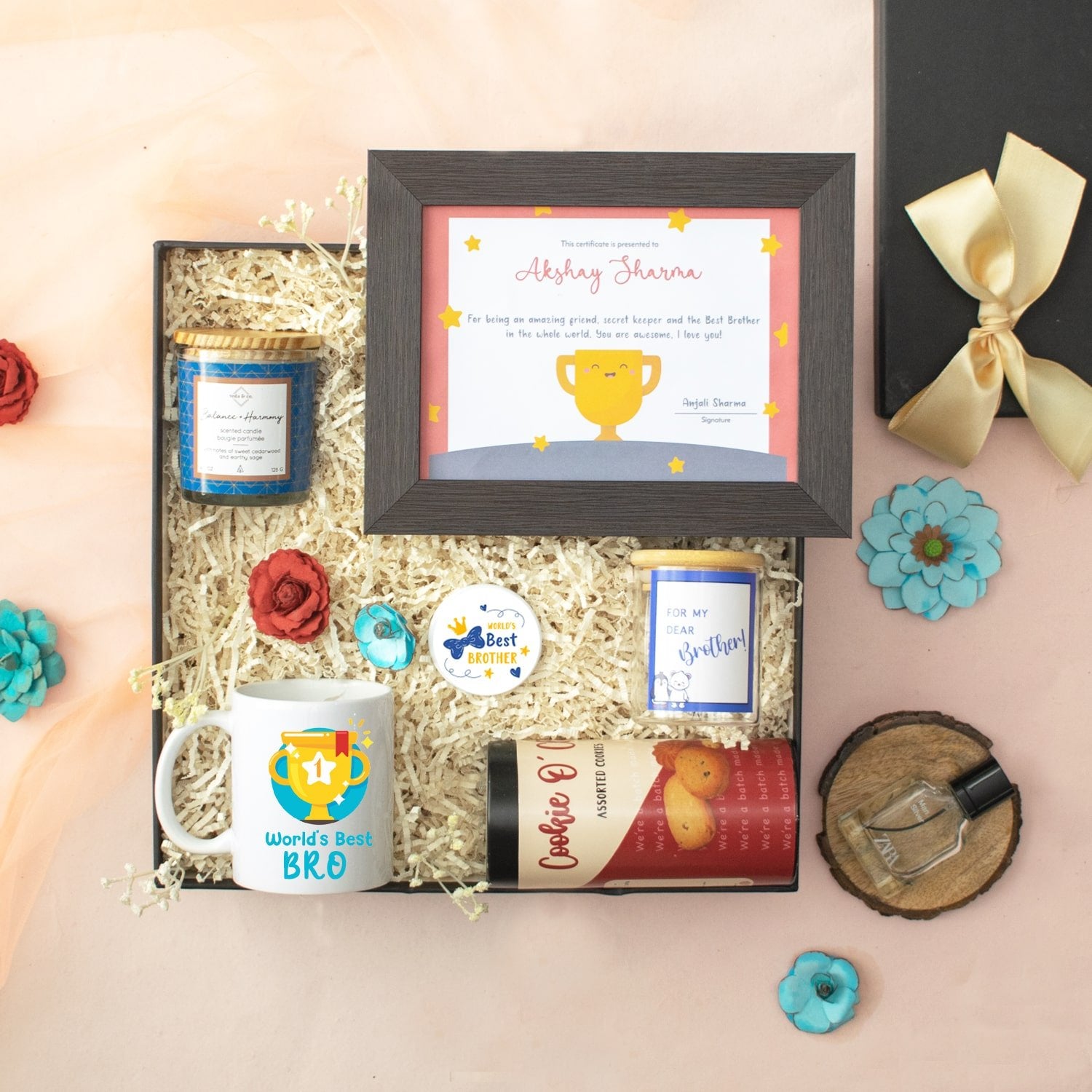 World's Best Brother Rakhi Gift Box