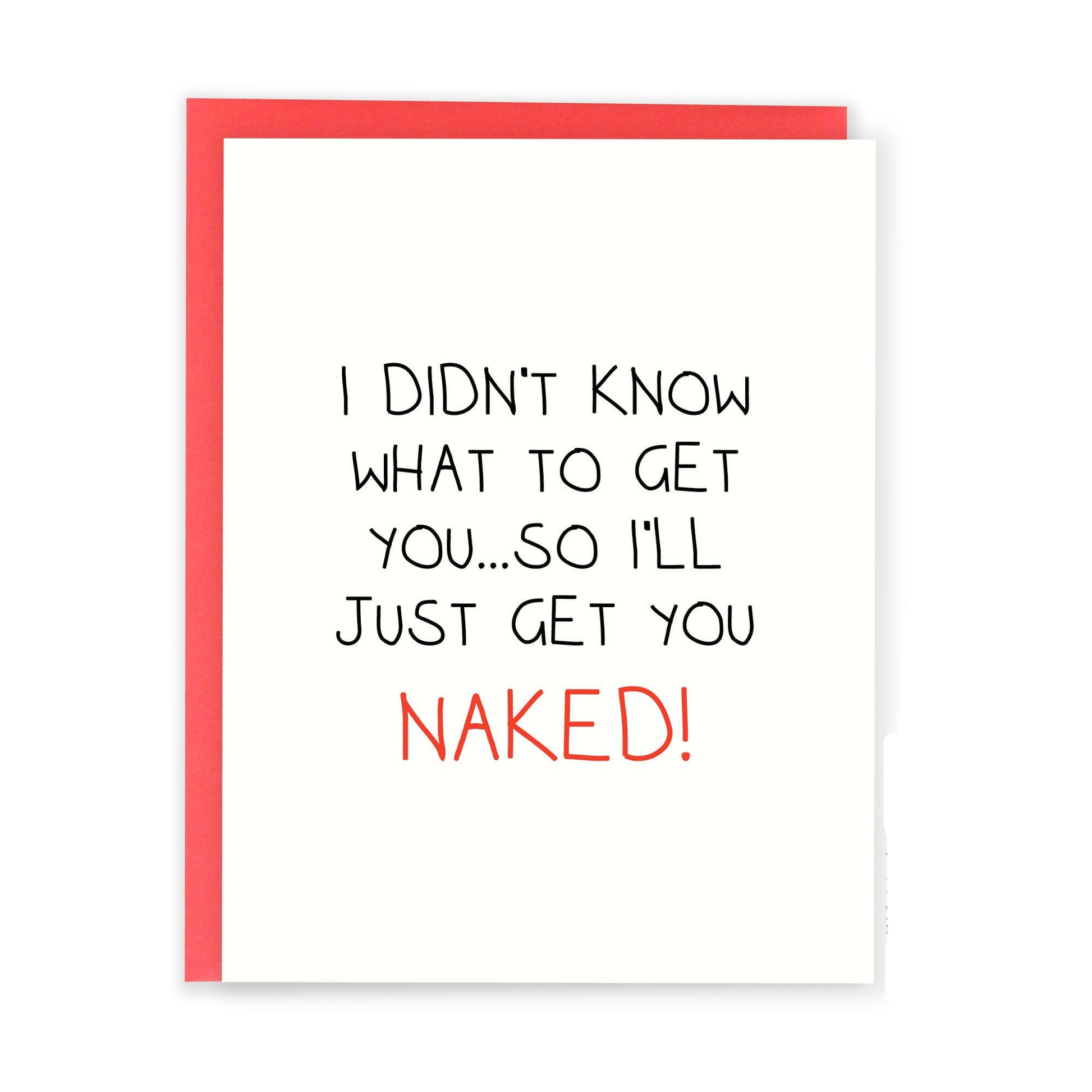 Naughty Message Card