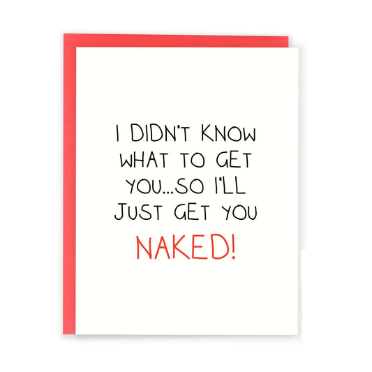 Naughty Message Card