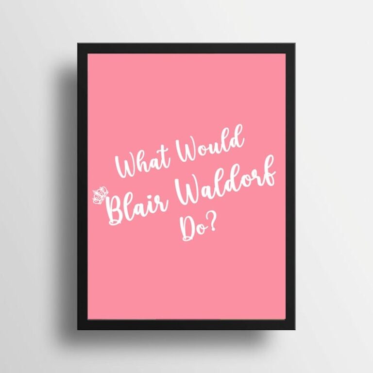 blair waldorf frame min
