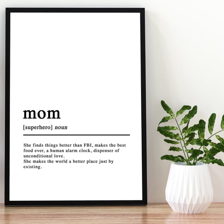 frame for mom