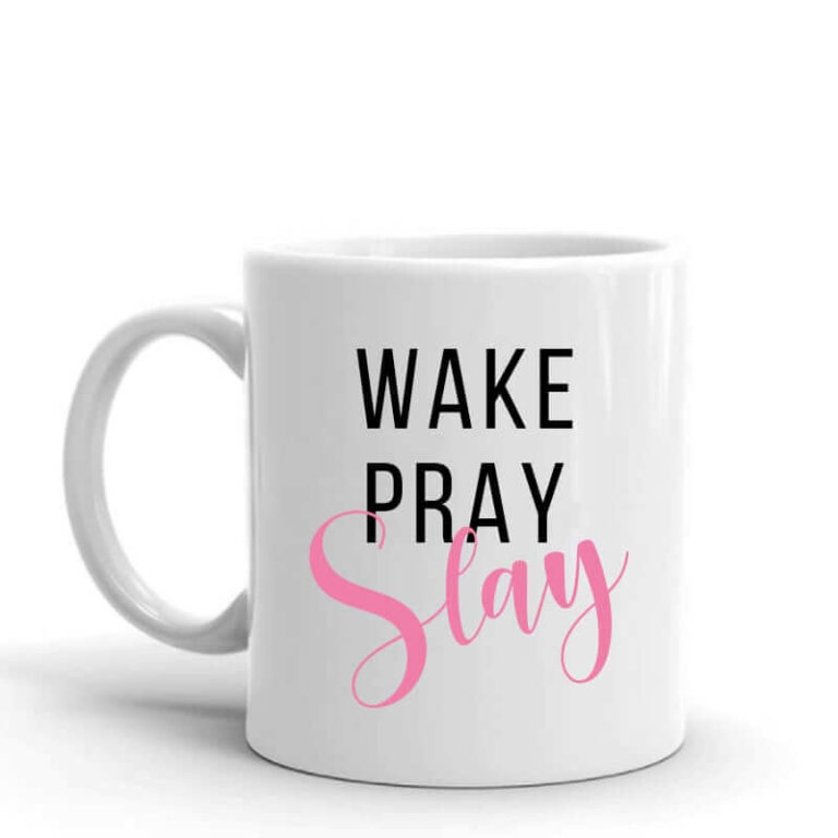 work pray slay mug
