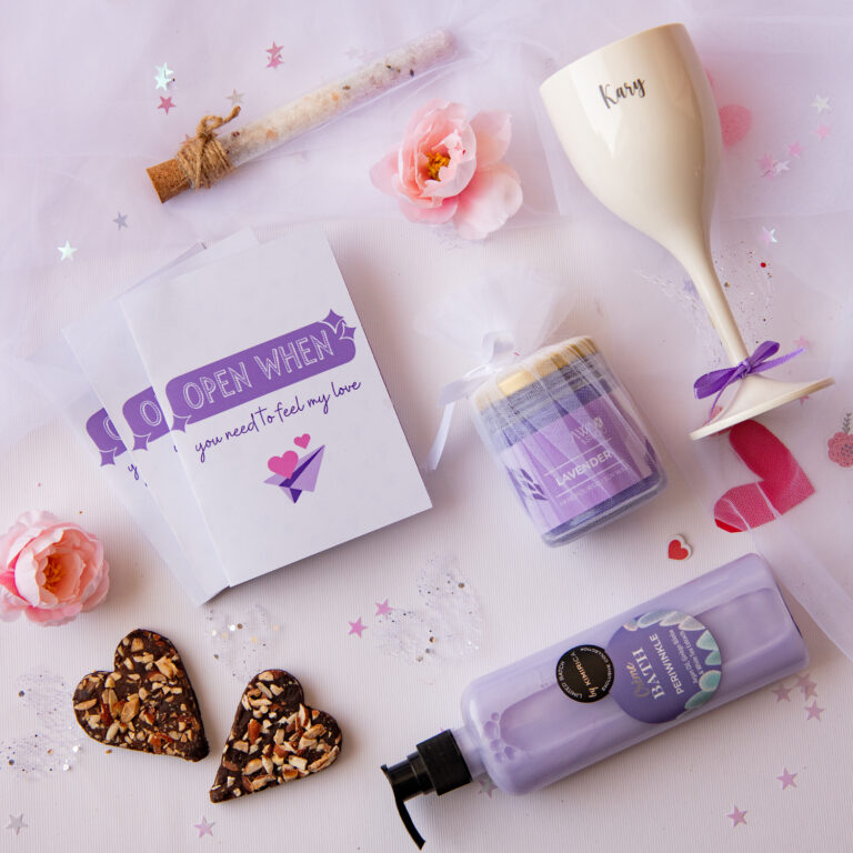 Lavender Valentine Gift Box