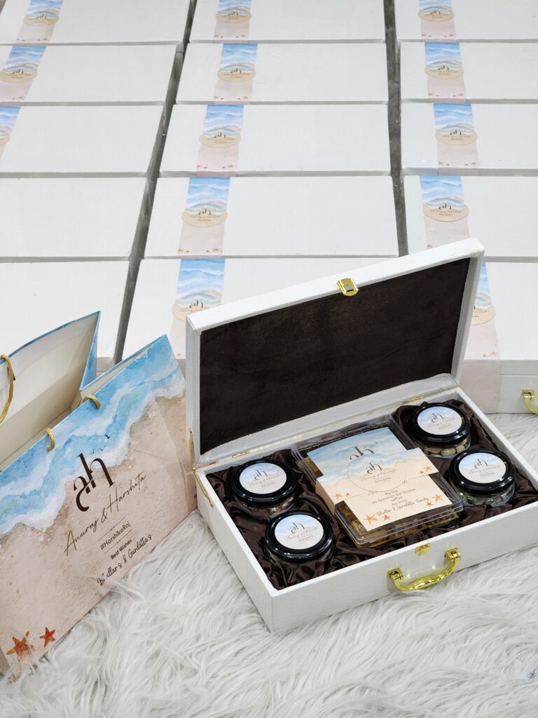 Coastal Chic Wedding Invitation Box