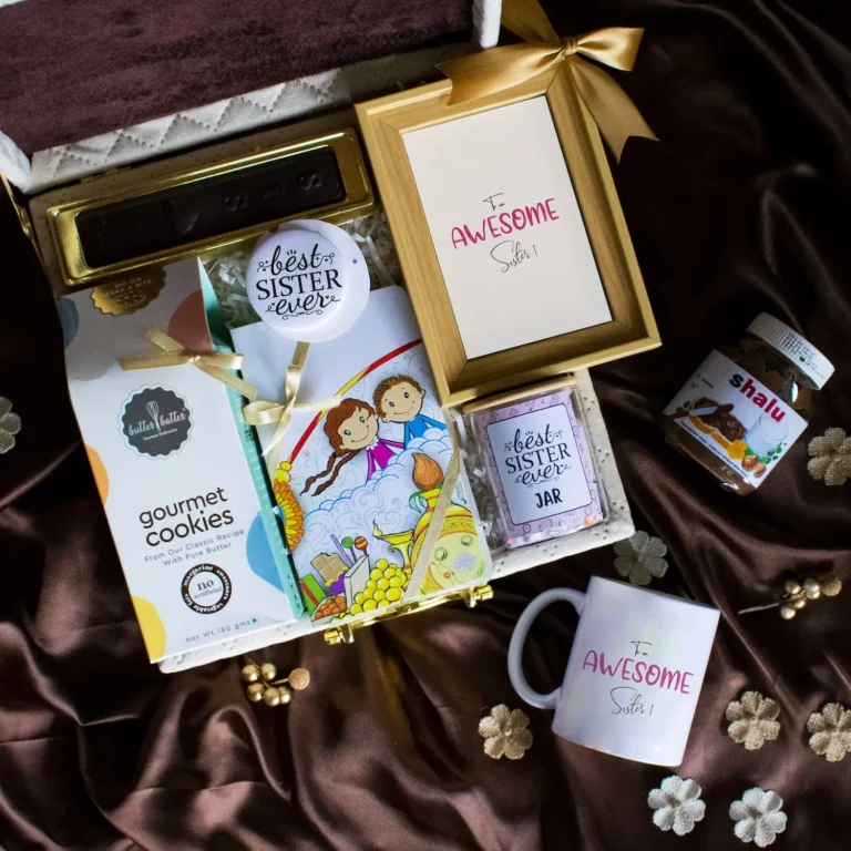 Luxury Sweet Rakhi Gift Hamper For Sister