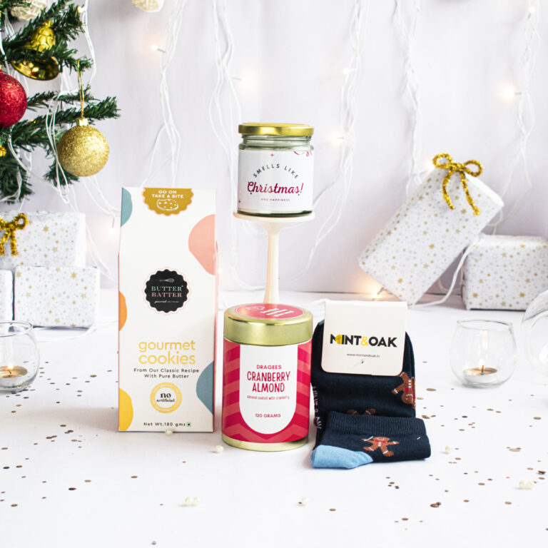 Mini Christmas Gift Basket