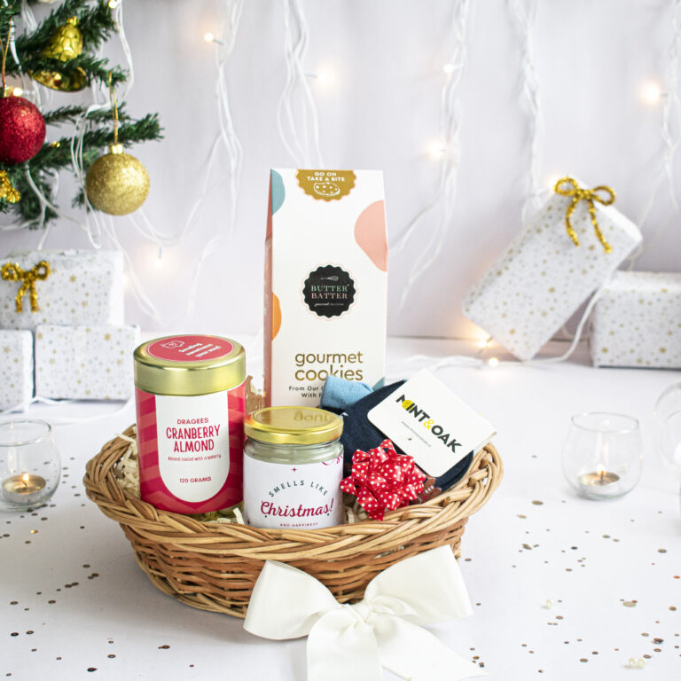 Mini Christmas Gift Basket