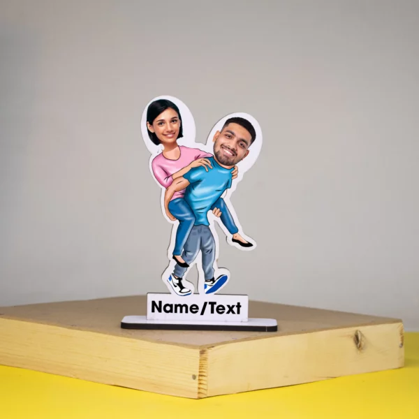 Personalized Couple Caricature Standee – Cute & Quirky Gift